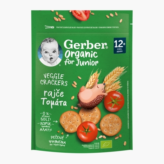 Cracker organic cu tomate, +12 luni, 100g