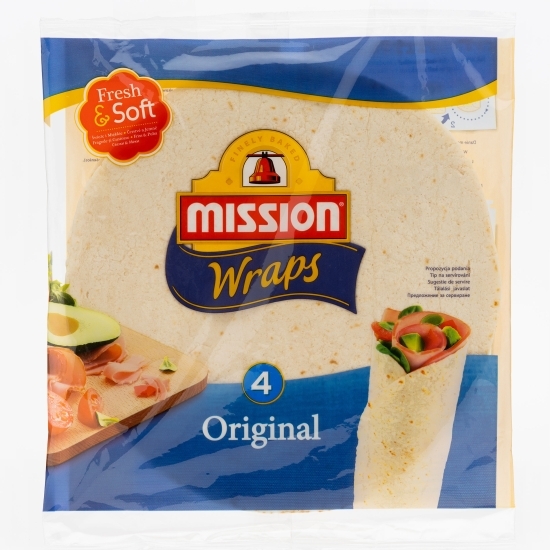 Lipii din făină de grâu Wraps, 4 buc, 245g