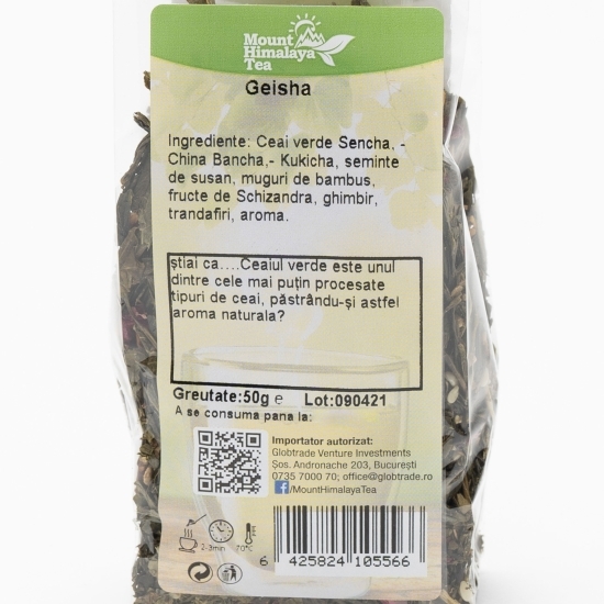 Ceai verde cu bambus schizandra & ghimbir 50g