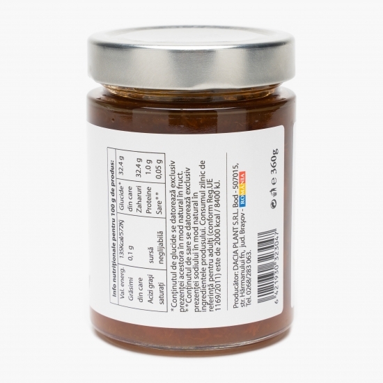 Dulceață de caise fără zahăr adăugat 360g