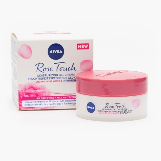 Gel-cremă cu Apă de Trandafir, Rose Touch 50ml