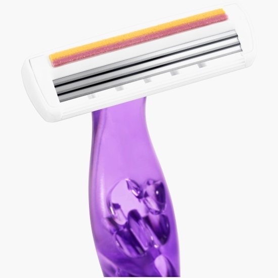 Aparat de ras pentru femei Miss Soleil Colour Collection 3 lame, 4 buc