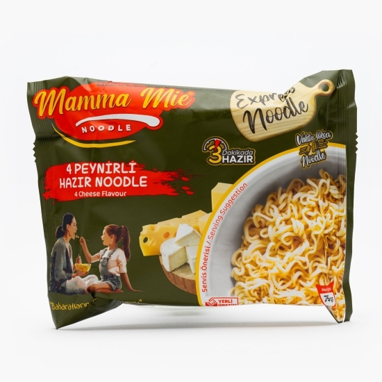 Supă instant noodles cu aromă de 4 tipuri de brânză 75g