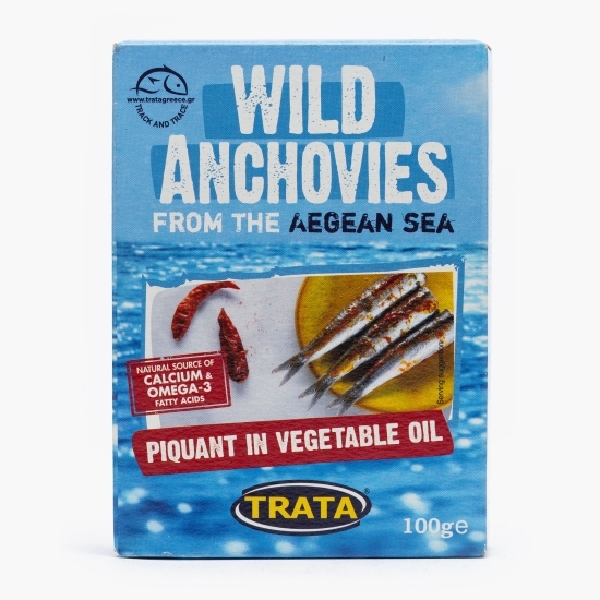 Anșoa picant în ulei vegetal 100g