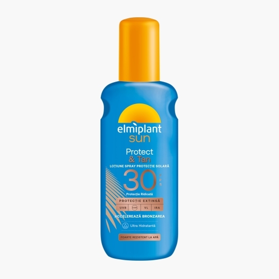 Loțiune spray pentru protecție solară Protect&Tan SPF 30, 150ml