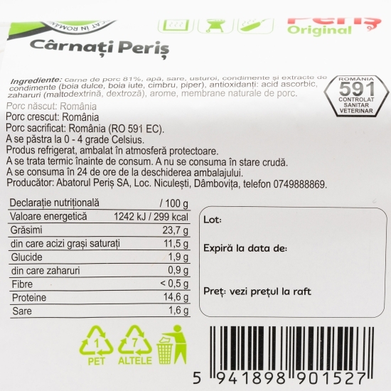 Cârnați de porc 600g