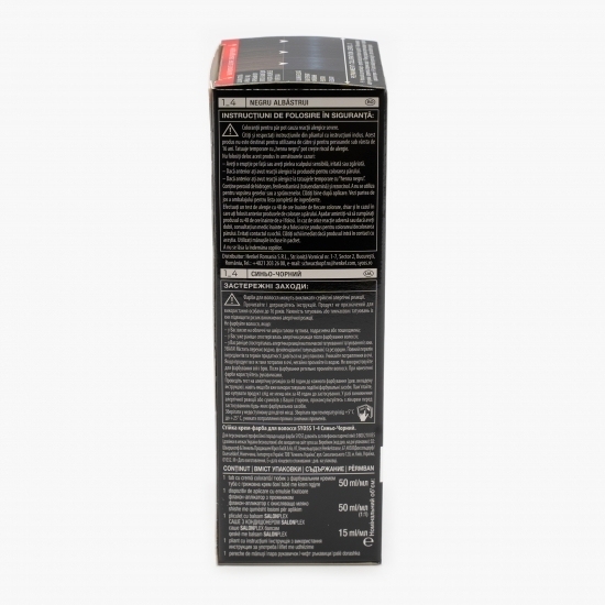 Vopsea de păr permanentă Professional Performance 1-4 negru albăstrui, 115ml