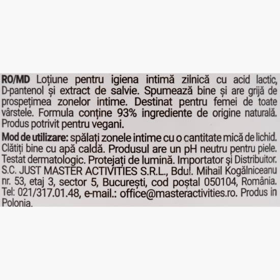 Gel pentru igiena intimă, Comfort, salvie 400ml 