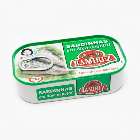 Sardine în ulei vegetal 125g