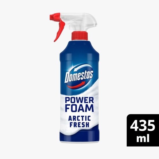 Spray spumă de curățare toaletă şi baie Power Foam Briza Mării 0.435l 