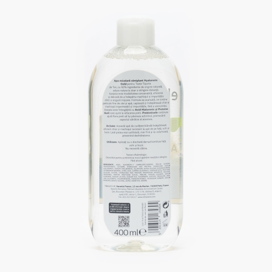 Apă micelară cu acid hialuronic și proteine aurii, Hyaluronic Gold 400ml