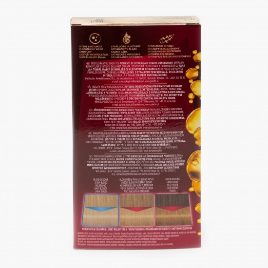 Vopsea de păr permanentă Deluxe Oil-Care Color, 218 silver blond, 135ml