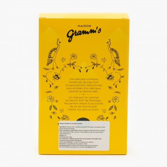 Popcorn caramel cu unt sărat și lămâie 100g