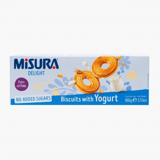 Biscuiți cu iaurt fără zahăr 100g