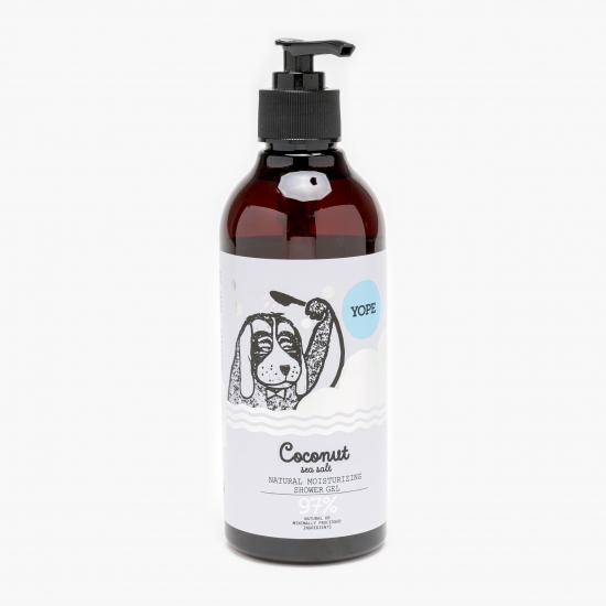 Gel de duș hidratant, cocos și sare de mare 400ml
