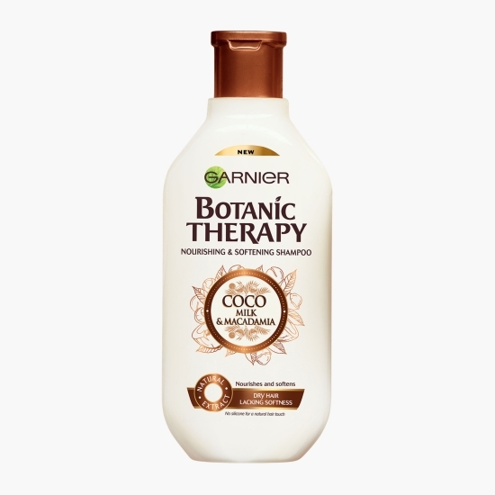 Șampon cu lapte de cocos și nuci de macadamia pentru păr uscat lipsit de suplețe 0.25l