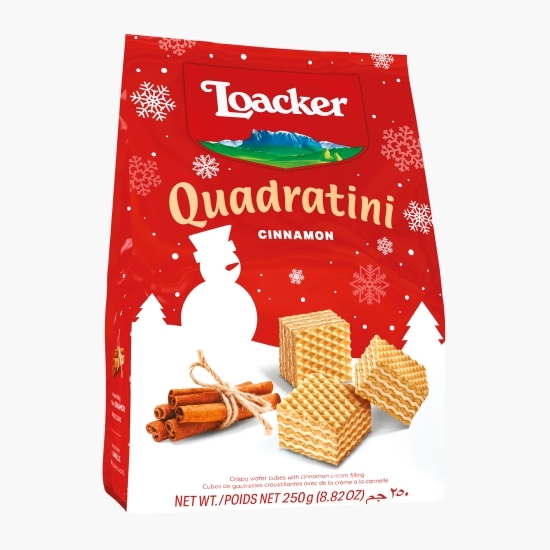 Napolitane Quadratini cinnamon 250g