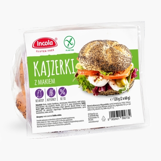 Chifle Kaiser fără gluten 2x60g, 120g