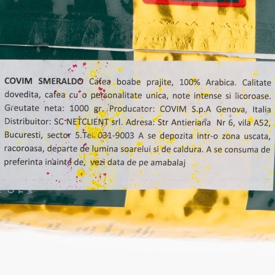 Cafea boabe Smeraldo 1kg