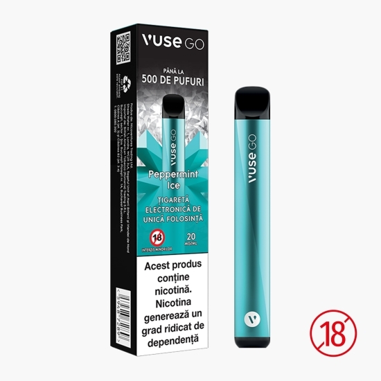 Țigară Electronică Peppermint Ice 20mg/ml 500 Puff