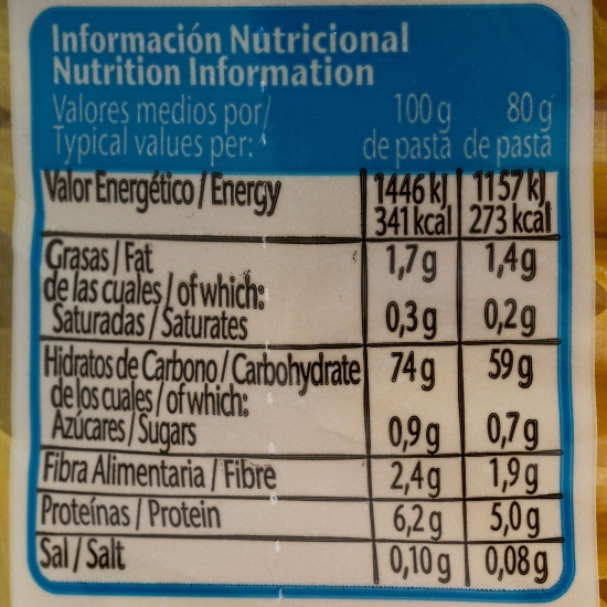 Paste pene fără gluten, din făină de porumb și făină de orez 450g