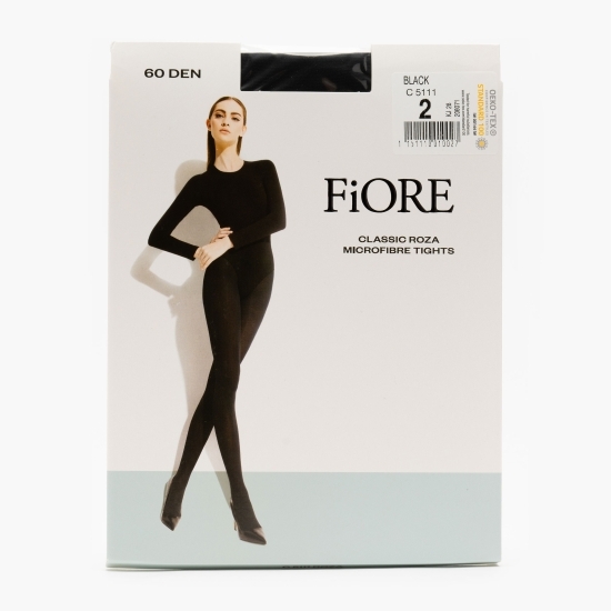Ciorap microfibră Roza 60 den Black 2