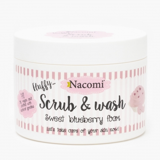 Scrub & gel duș spumă afine 180ml