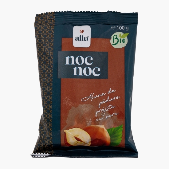 Alune de pădure eco prăjite, cu sare 100g