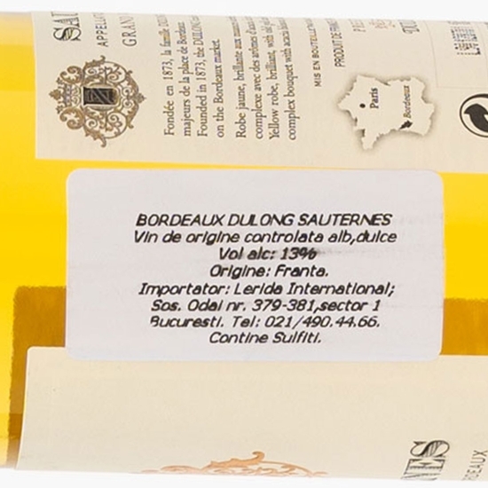 Vin alb dulce Sauternes Reserve Blanc, 13%, 0.5l