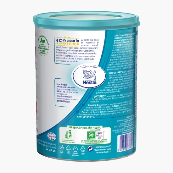 Formulă de lapte praf Optipro 4, +2 ani, 800g