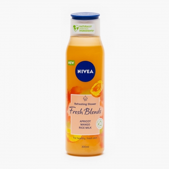 Gel de duș revigorant, piersică și mango, Fresh Blends 300ml