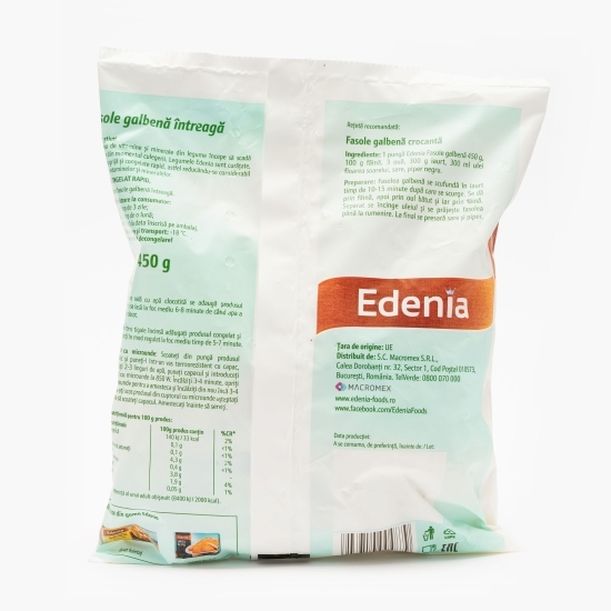Fasole galbenă întreagă 450g