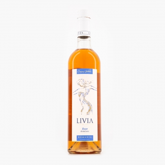 Vin rose demisec Livia, 12.5%, 0.75l
