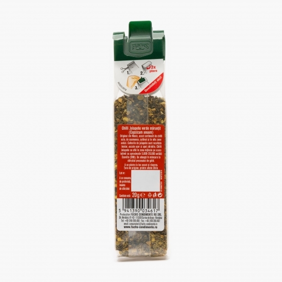 Chili jalapeno verde mărunțit 20g