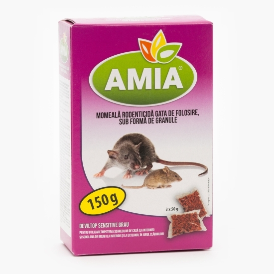 Momeală rodenticidă gata de folosire sub formă de granule 150g