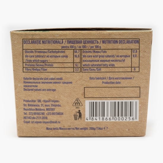 Caise în ciocolată albă 200g
