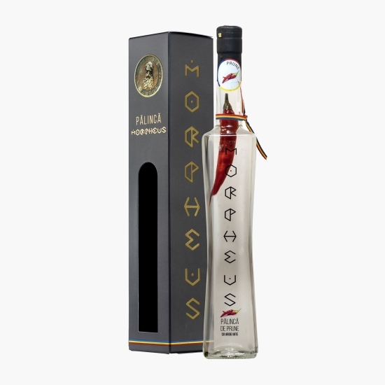 Pălincă de prune cu ardei iute 48% alc. 0.5l + cutie