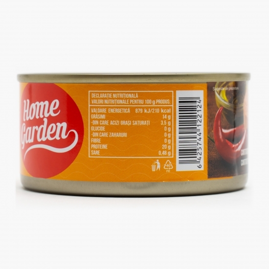 Ton bucăți picant în ulei vegetal 120g