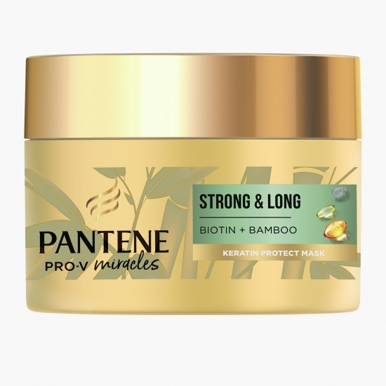 Mască de păr Pro-V Miracles Strong & Long pentru păr puternic și lung 160ml