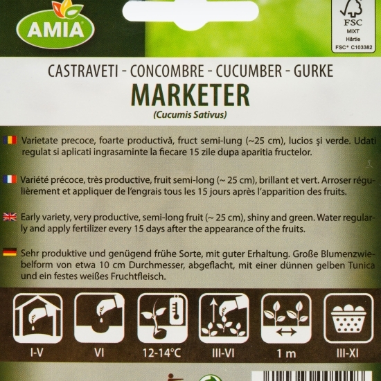 Semințe Castraveți Marketer 1.7g