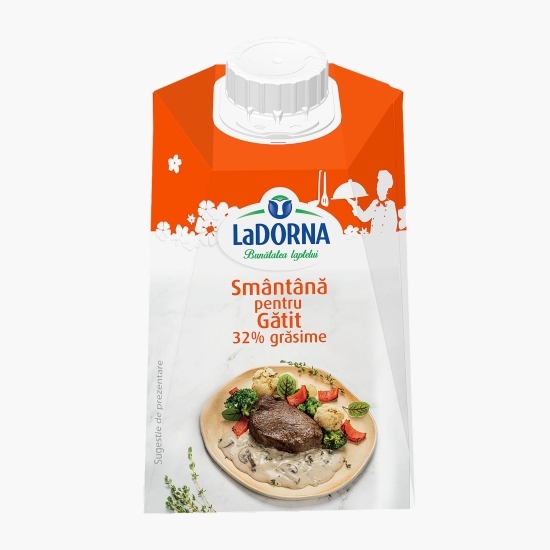 Smântână lichidă UHT pentru gătit, 33% grăsime, 0.5l