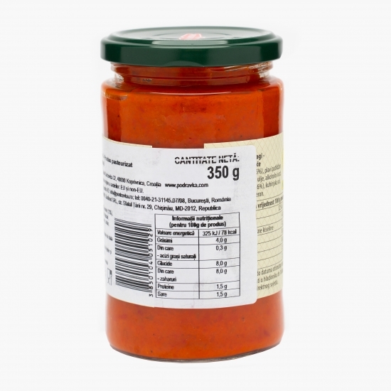 Zacuscă de ardei roșii 350g