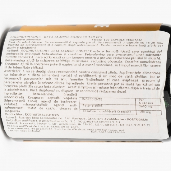 Beta-Alanine Complex 120 capsule vegetale