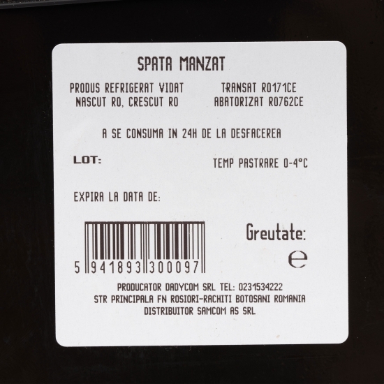 Spată mânzat 500g