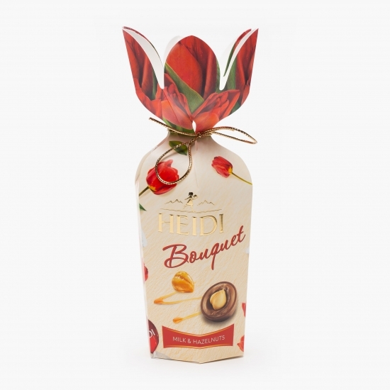 Praline din ciocolată lapte cu alune de pădure 120g