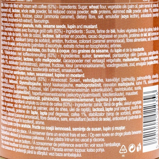 Rulouri cu cremă de cappuccino 250g