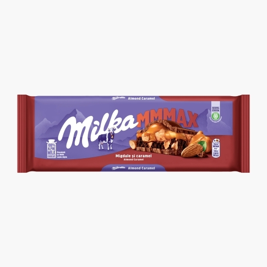 Ciocolată cu migdale și caramel Mmmax 300g