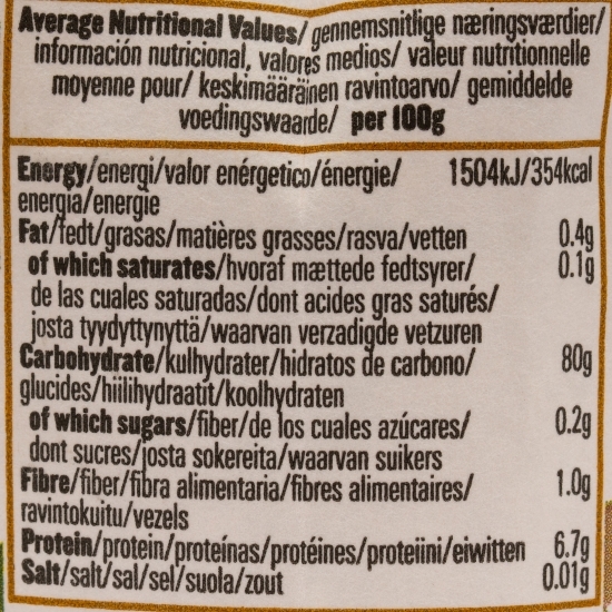 Orez alb eco pentru orez cu lapte 500g