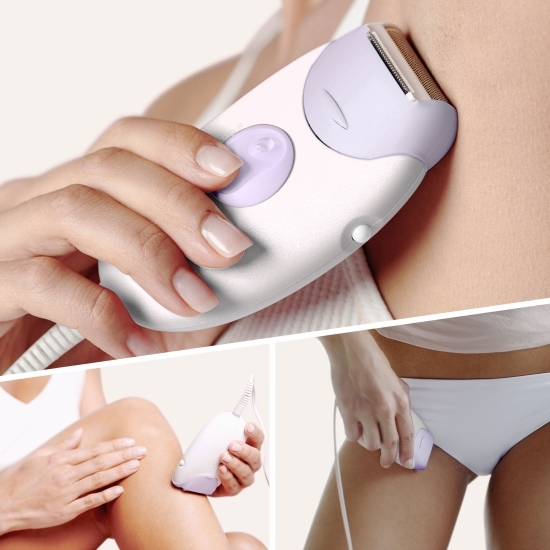 Epilator 3170 Purple, 20 pensete, Smartlight, alb/lila