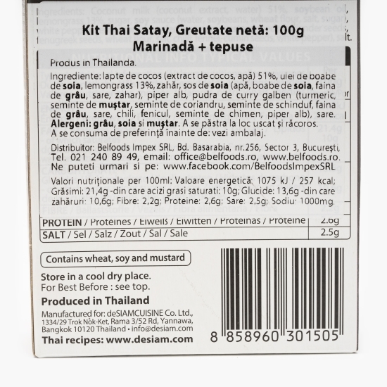 BBQ kit Thai Satay 100g
